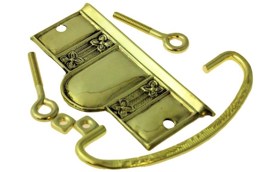 3" Eastlake or Federal Style Bail Pull Solid Brass