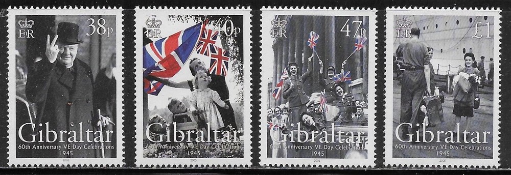 Gibraltar Scott #'s 1014 - 1017 MNH