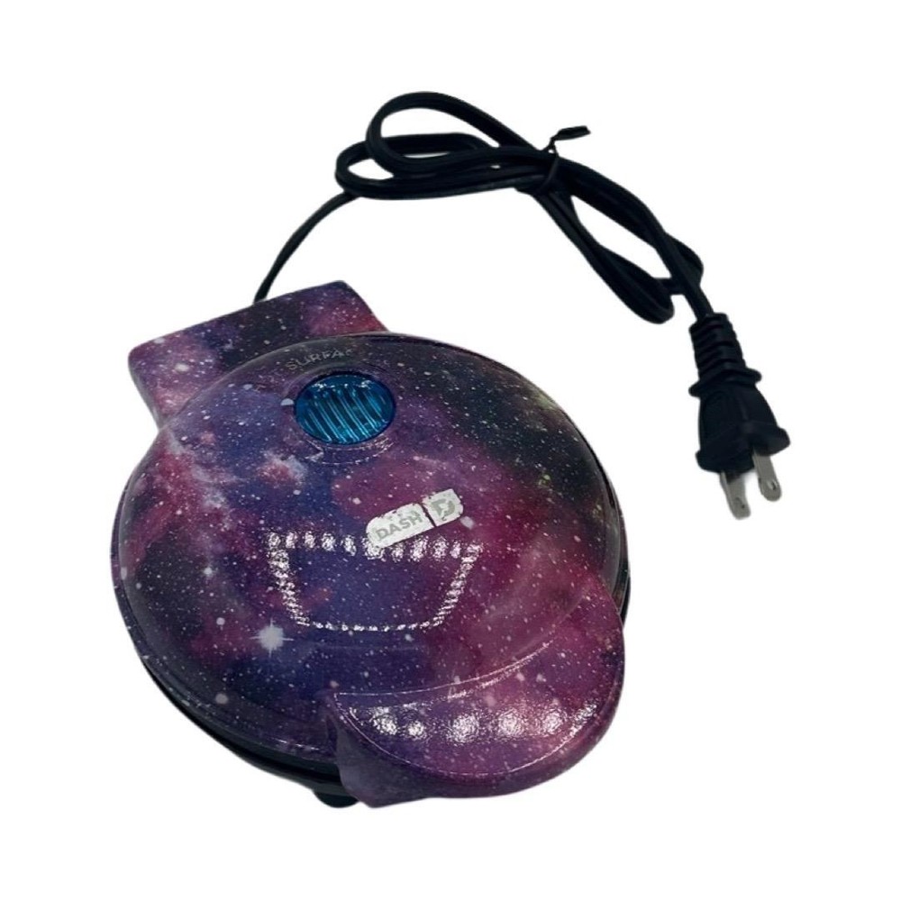Dash Mini Waffle Maker Machine for Individuals, Purple Galaxy