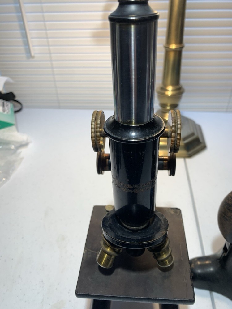 Two Bausch and Lomb Antique Microscopes