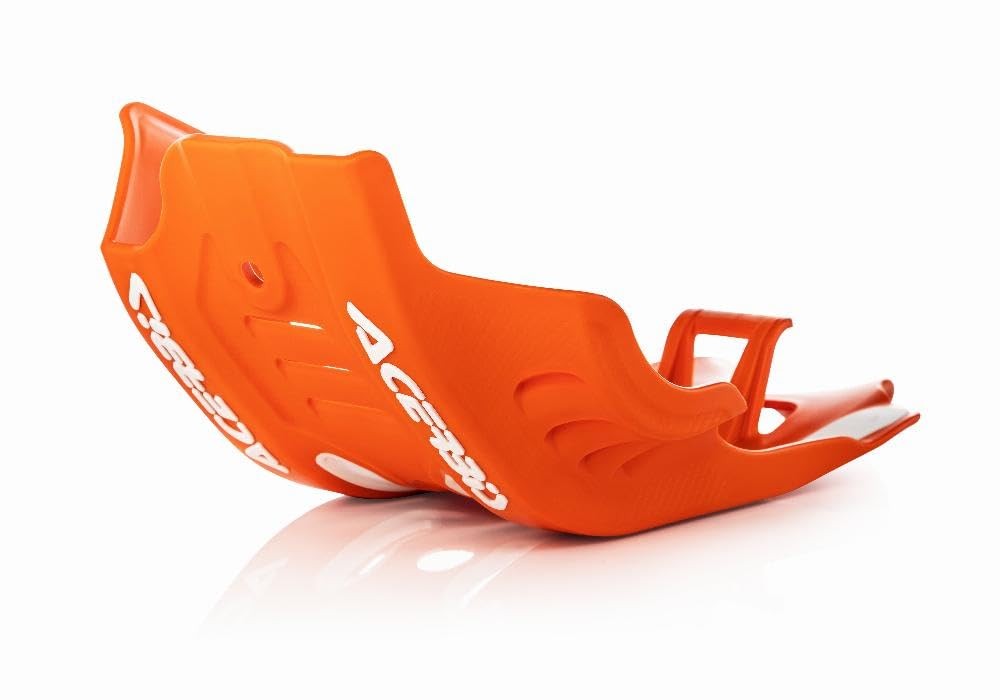 Acerbis 2733465321 Skid Plate Orange/White