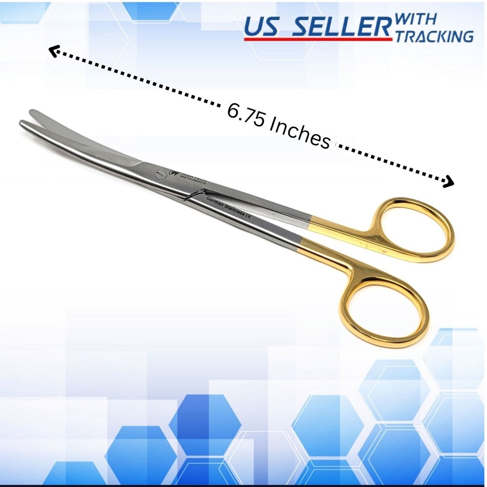 Mayo Scissors 6.75" Curved Surgical Dissecting Veterinary Instruments OR Grade