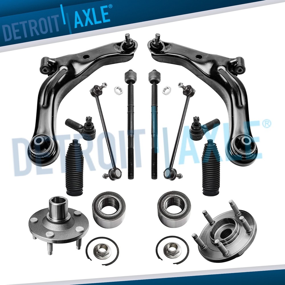 12pc Front Lower Control Arm Suspension Kit for 2005-2009 Escape Tribute Mariner