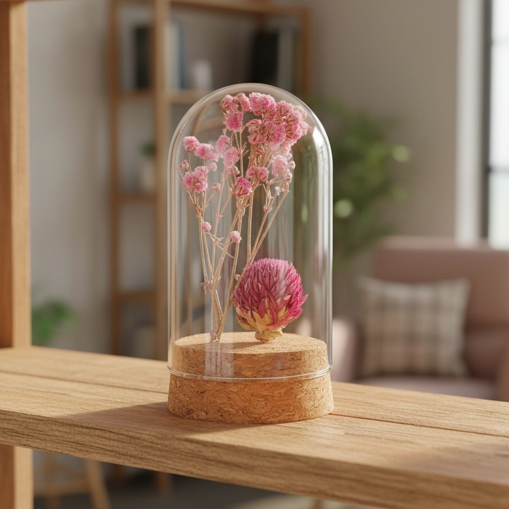 Multi-Purpose Decorative Glass Jars with Cork Base - Perfect for DIY Projects