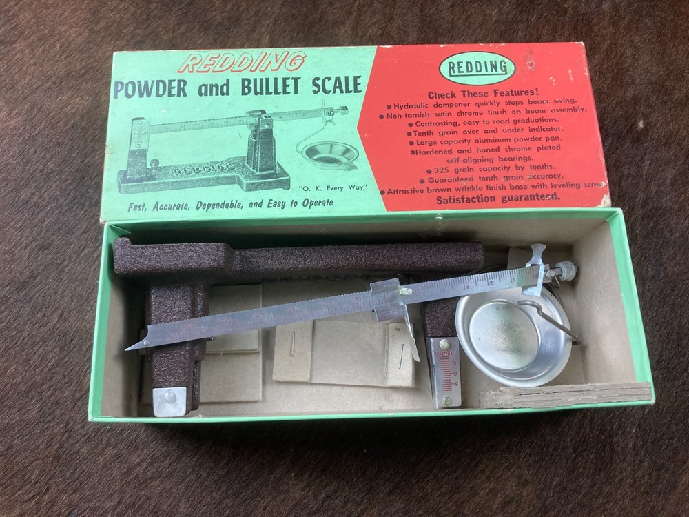 Redding Reloading Powder & Bullet Scale, 325 Grain, In Box
