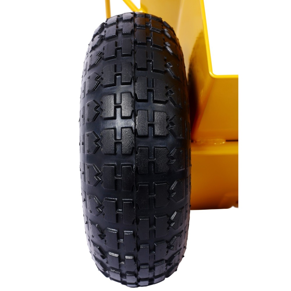 Heavy Duty Panel Dolly 600LB Capacity 10" Wheels Yellow