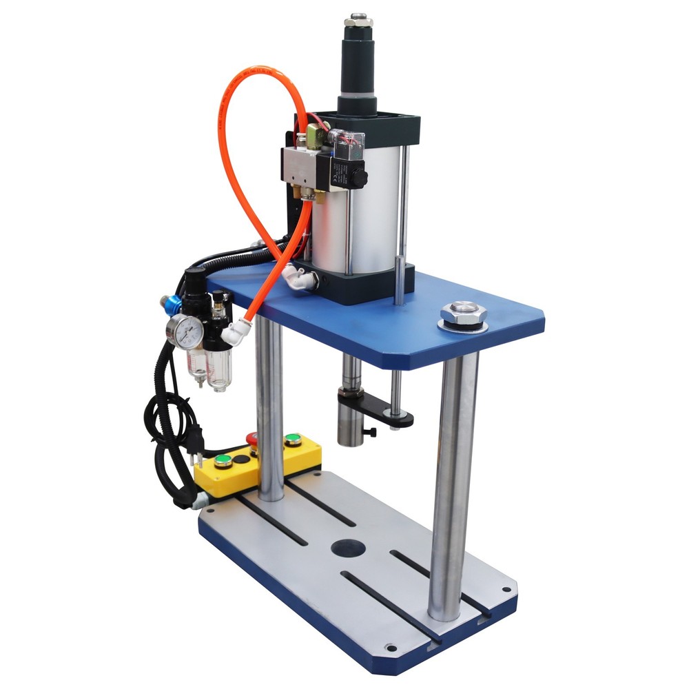 110V 2 Boards Adjustable Pneumatic Punch Press Machine with Controller 1102lb