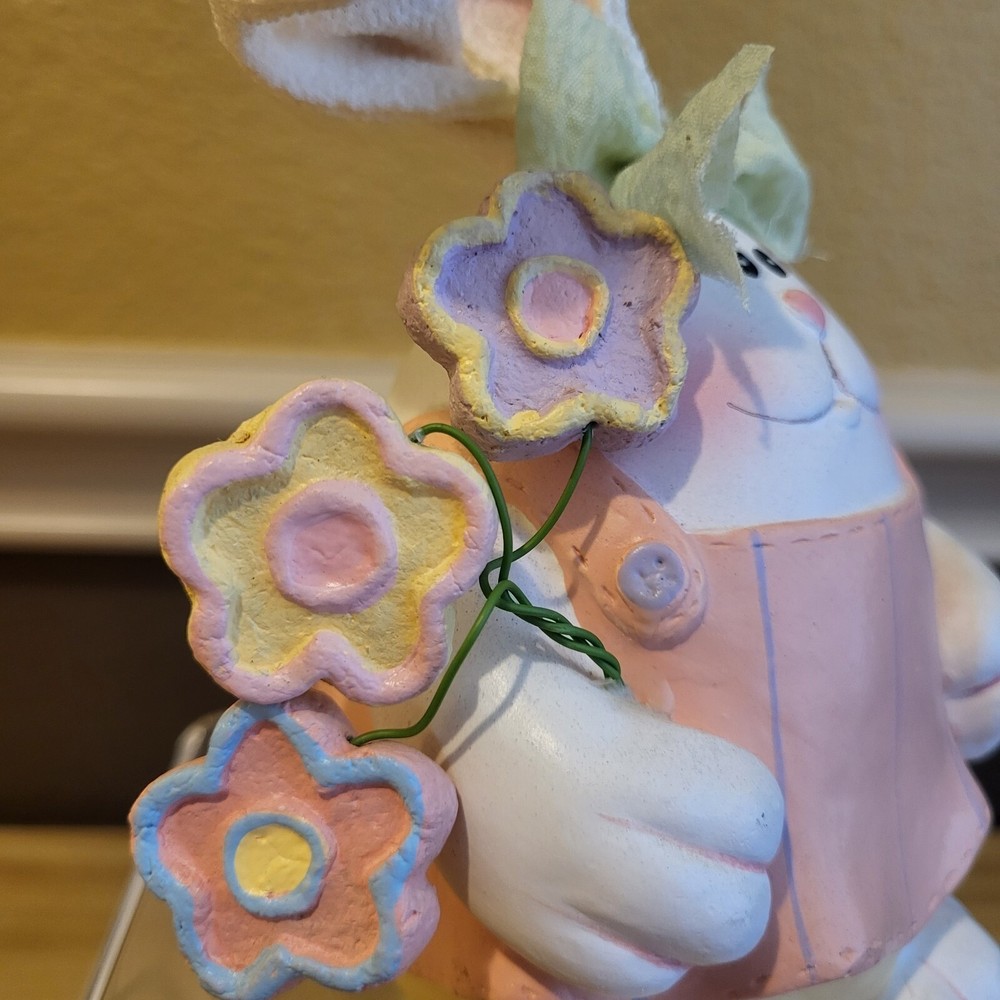 Easter Bunny Rabbit Spring 8" Resin Figurine