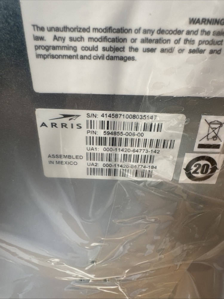 ARRIS DSR-7403 COMMERCIAL INTEGRATED SATELLITE RECEIVER/TRANSCODER #69