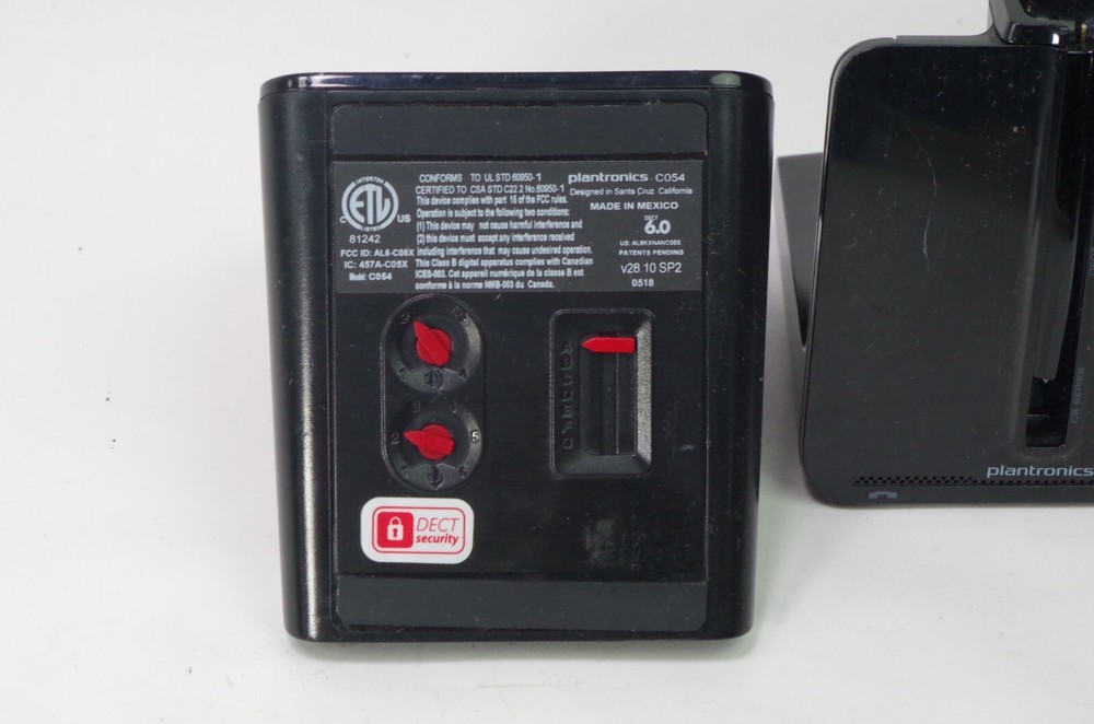 3 Plantronics CS540 (C054) Wireless Base Charging Base Only