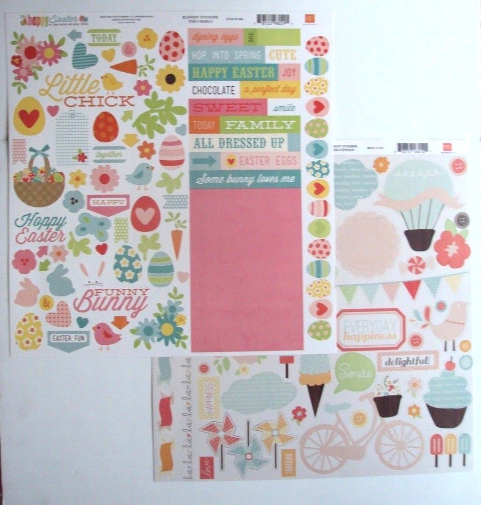 Echo Park Mega Sticker Value Kit #2, NEW