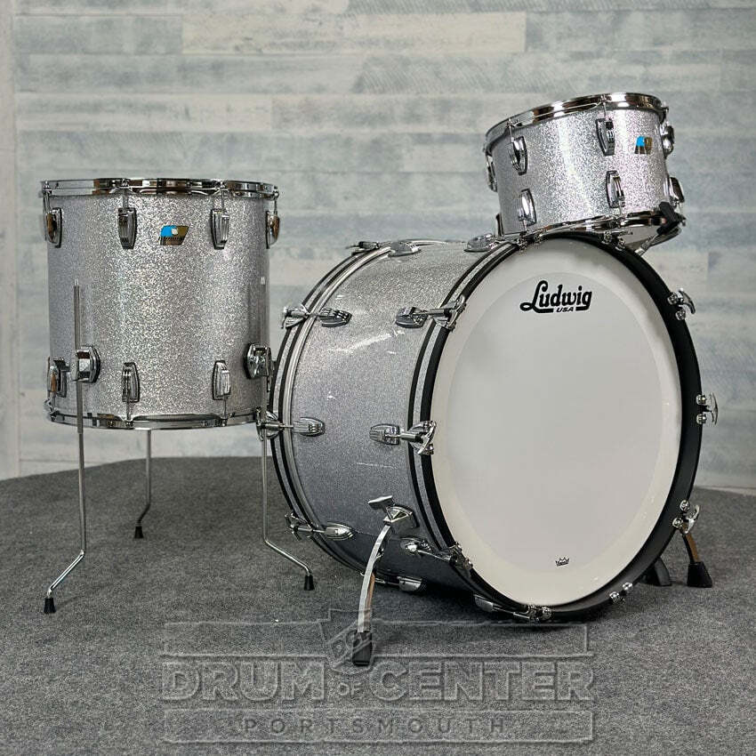Ludwig Classic Maple Super 70s 3pc Drum Set "Silver Ghost"