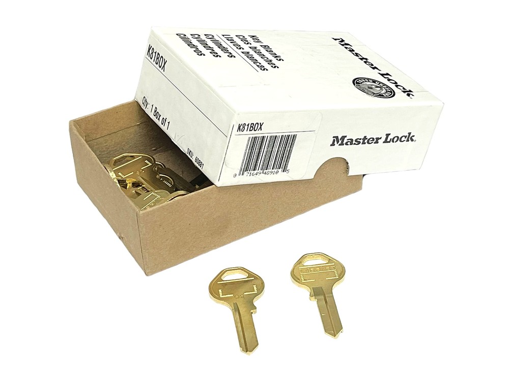 Master Lock K81BOX Key Blanks (50-Pack)