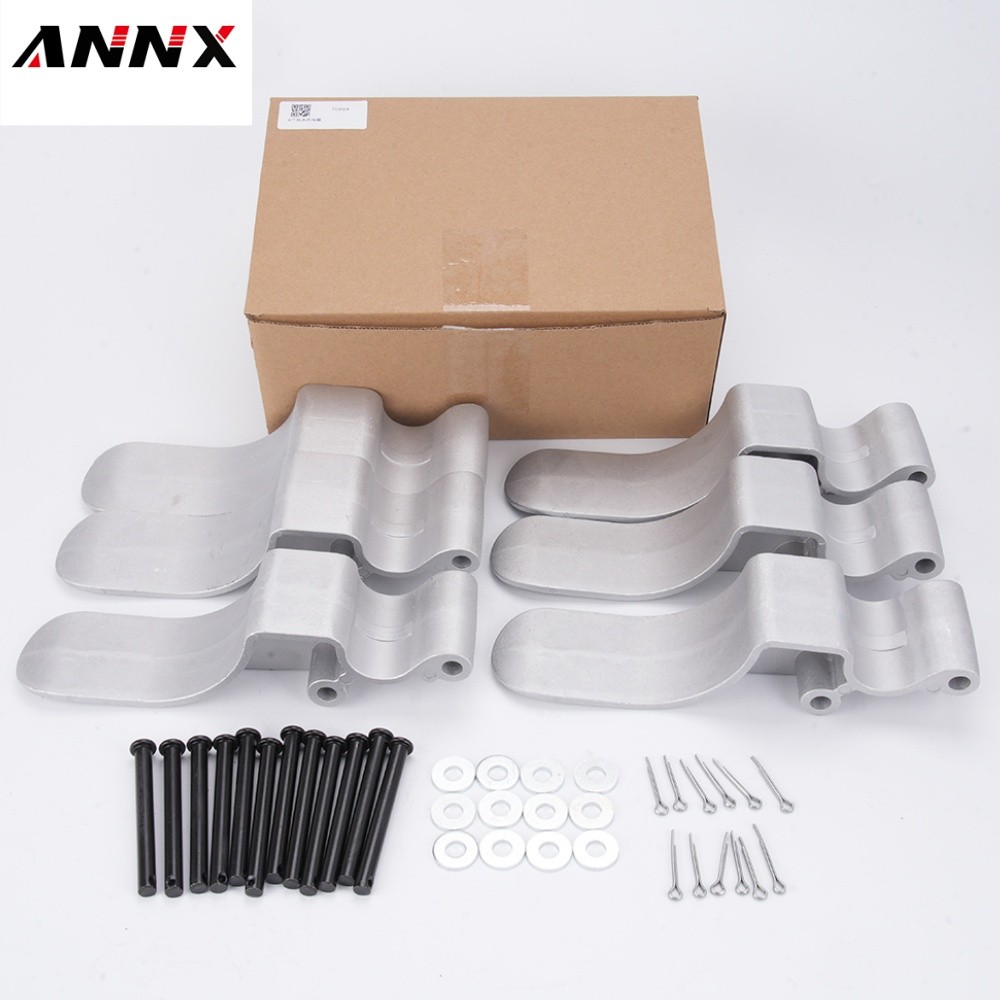 6PCS Quick Release 3"Upright Tarp Stop, Replace Rusted Stops on Roll Tarp System