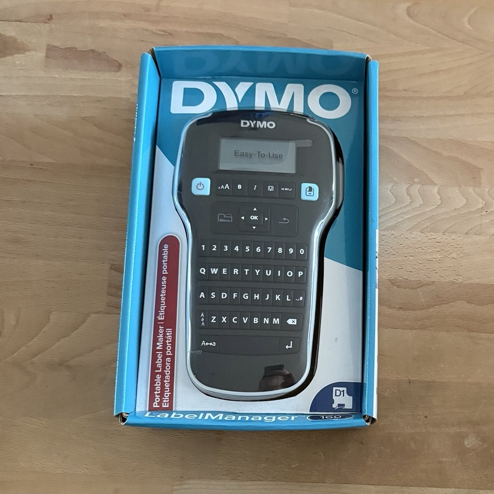 Dymo LabelManager 160 Label Maker Black New