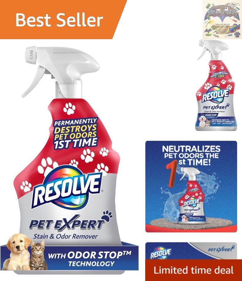 Versatile 22 oz Pet Stain Remover - Safe & Effective for All Soft Surfaces