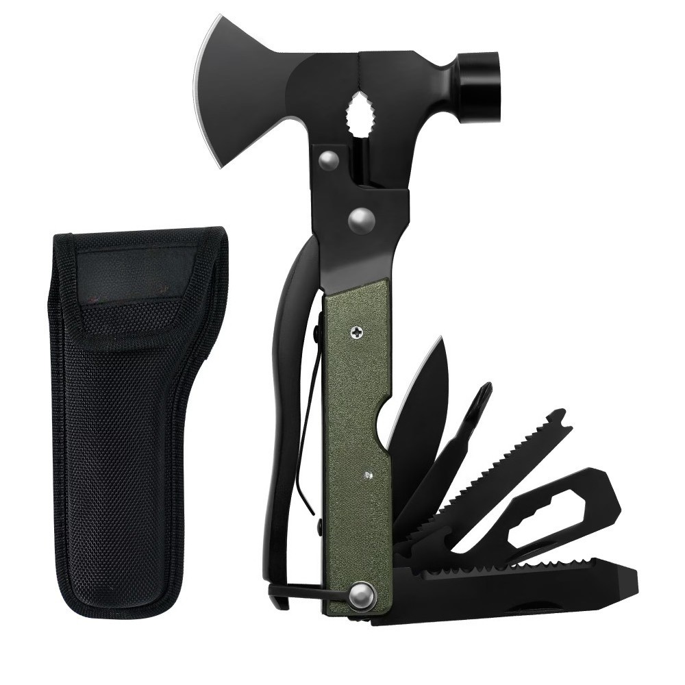 19-in-1 Survival Multitool with Aluminum Handle, 6.3"