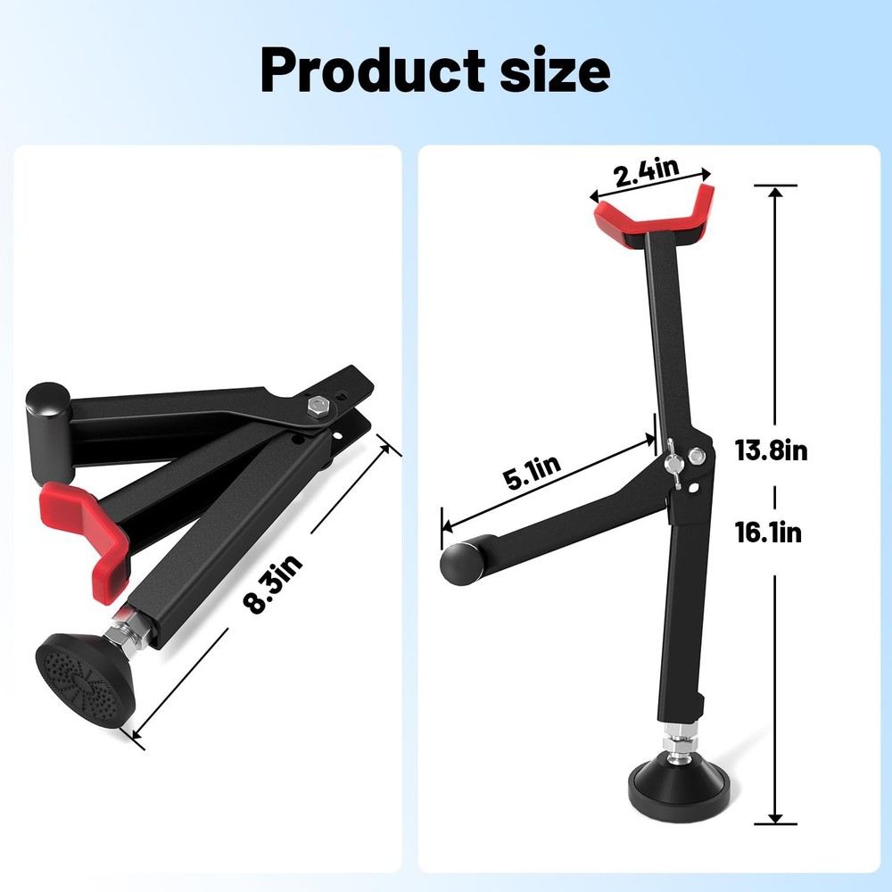 Motorcycle Rear and Front Wheel Lift Stand Trail Second Generation, Red