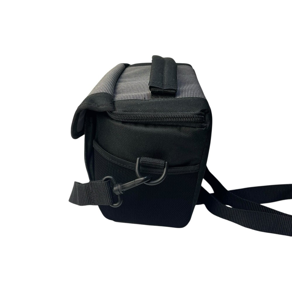 JVC Padded Canvas Camera Camcorder Bag Black & Grey with Shoulder Strap