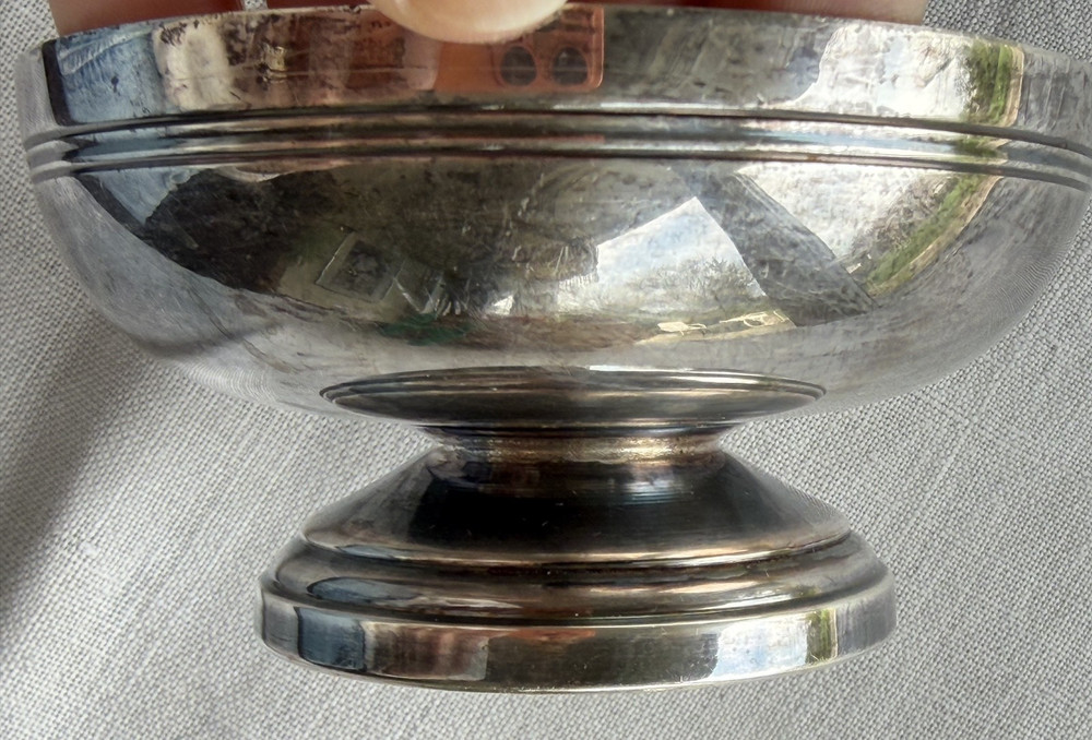 Vintage Silver Plated Small Footed Ice Cream Bowl