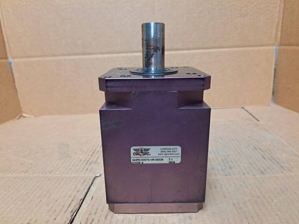 CGI Motion Inline Planetary Gear Reducer Part No. 042RCX0070-VM-04024