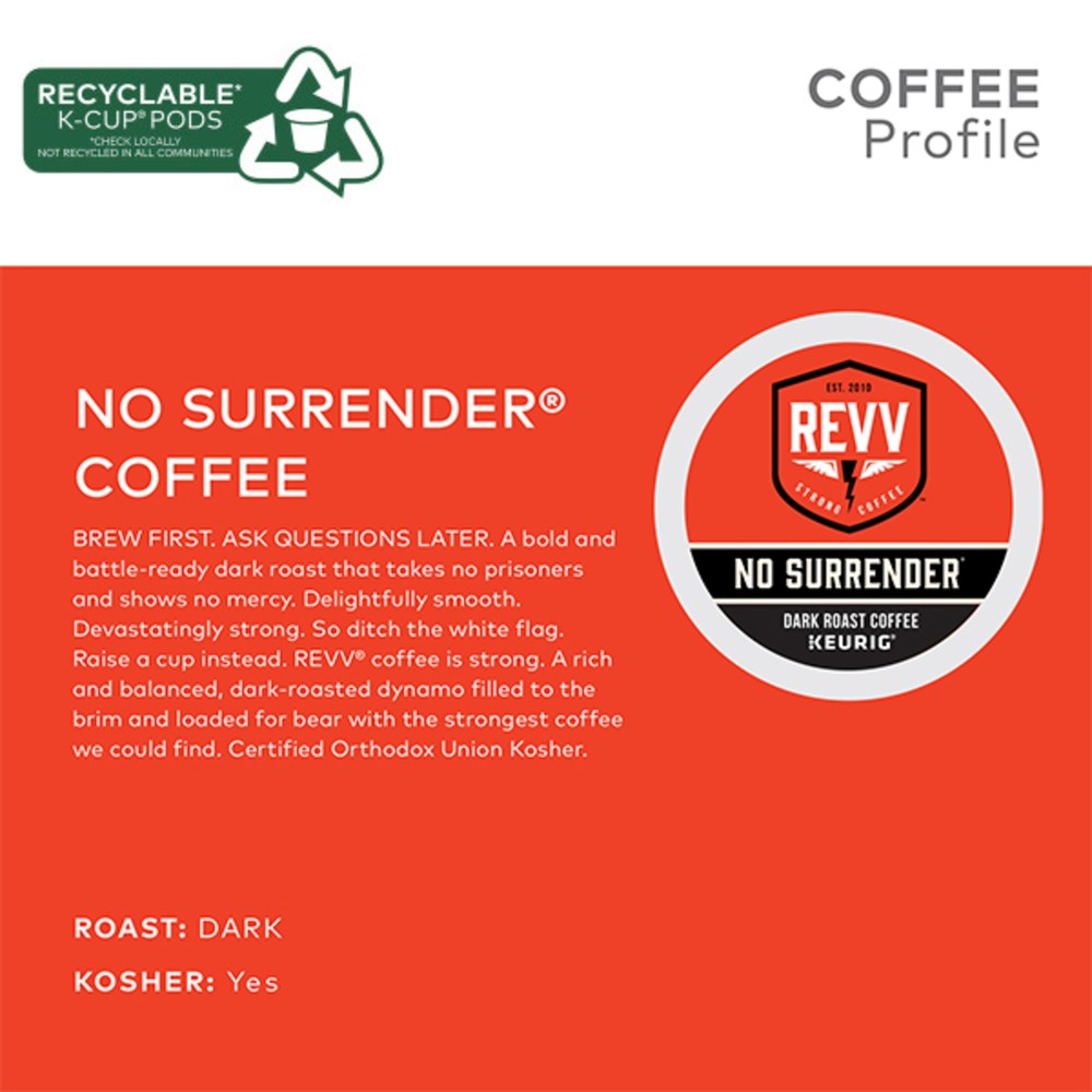 REVV NO SURRENDER Coffee Keurig K-Cup Pods (48 Count)