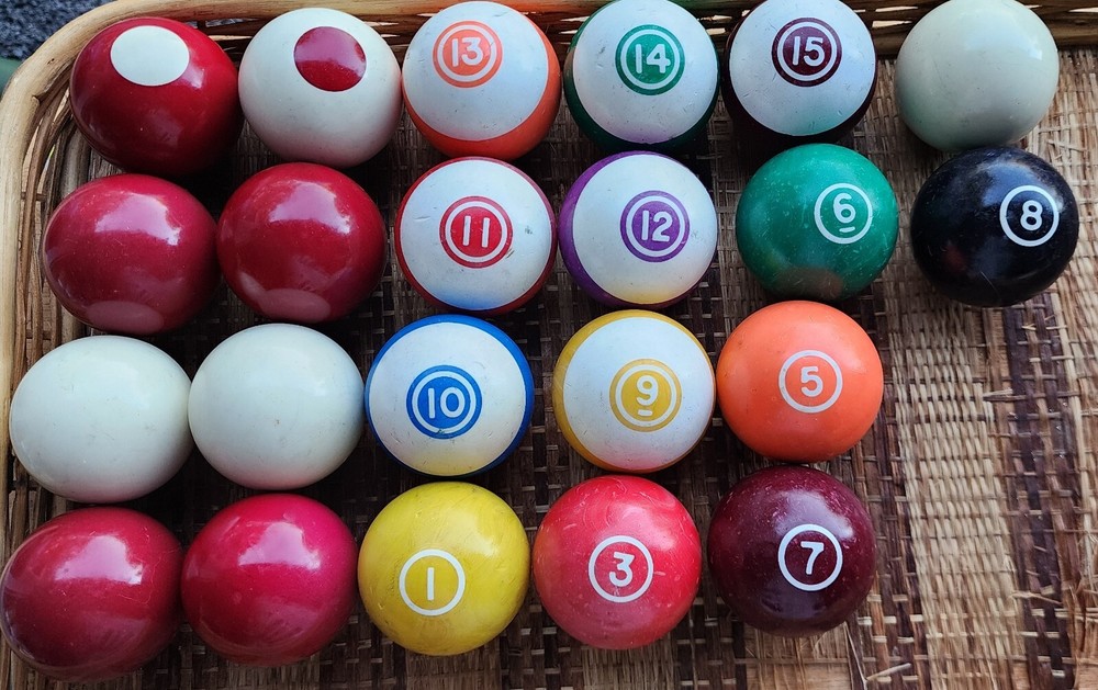 Vintage Billards Balls.