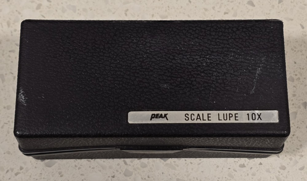 PEAK SCALE LUPE 10X (With Extra Glass - MM, ANGLE, CIRCLE DIAMETER)