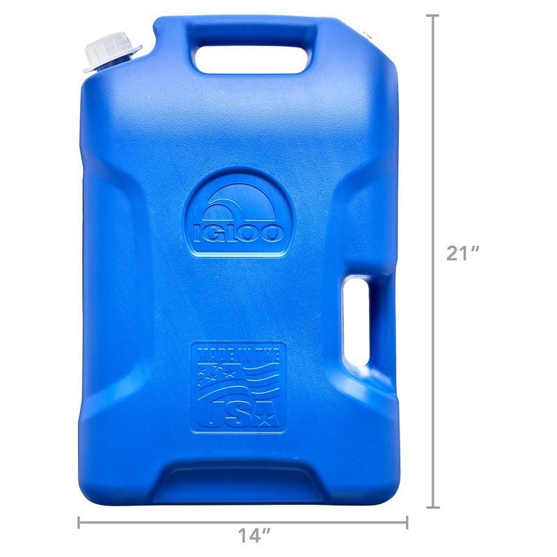 Portable 6 Gallon Water Container Camping Emergency Storage Hydration Solution