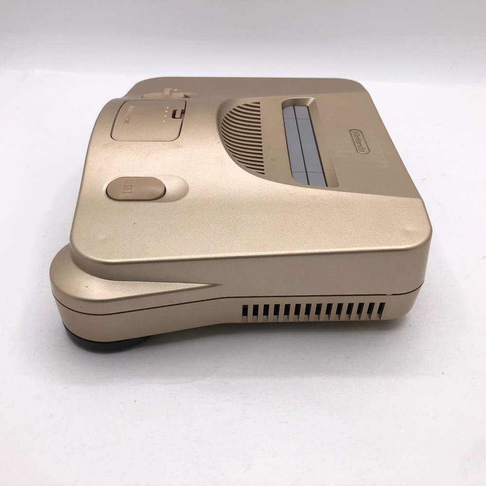 Nintendo 64 Console Gold 2 Controller Bundle Games N64 Japan Tested