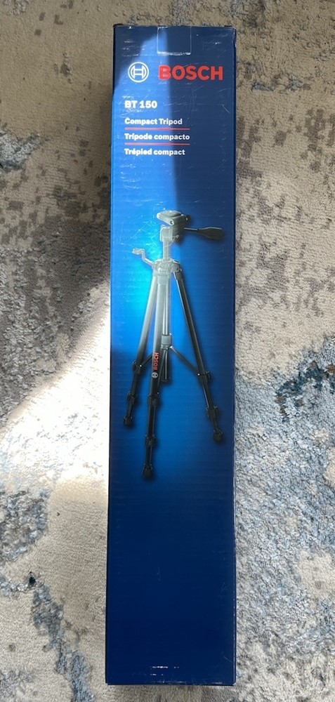 Bosch Bt150 Compact Extendable Tripod With Adjustable Legs BT 150 M9a
