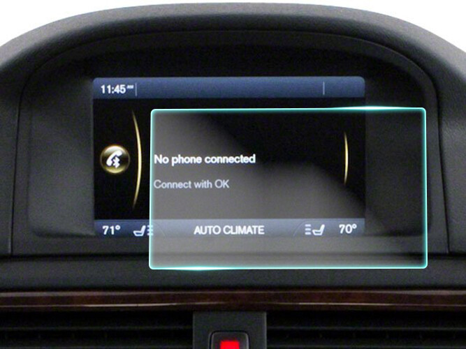 Crystal Clear Screen Protector for 2012 Volvo S80 Vehicle Navigation