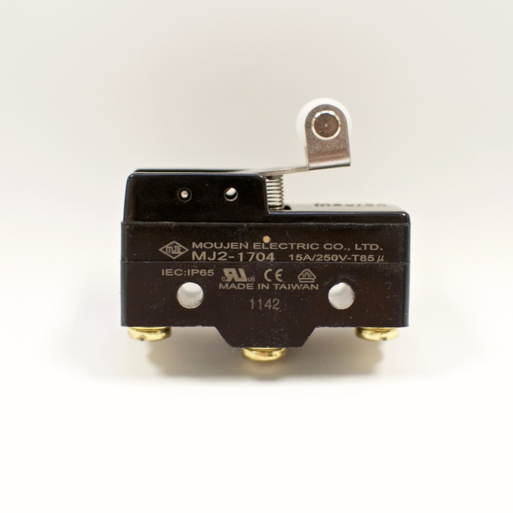 Moujen MJ2-1704 Micro Basic Limit Switch, Short Hinge Roller Lever, 15A/250V-T85