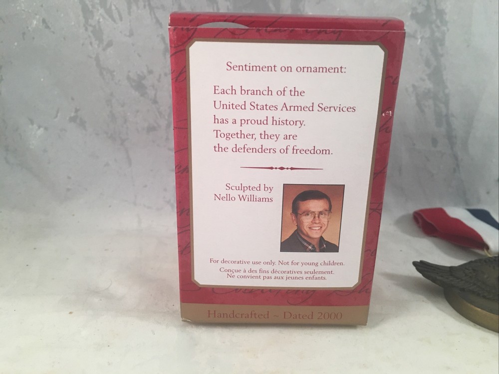 Hallmark Keepsake Ornament Together We Serve 2000
