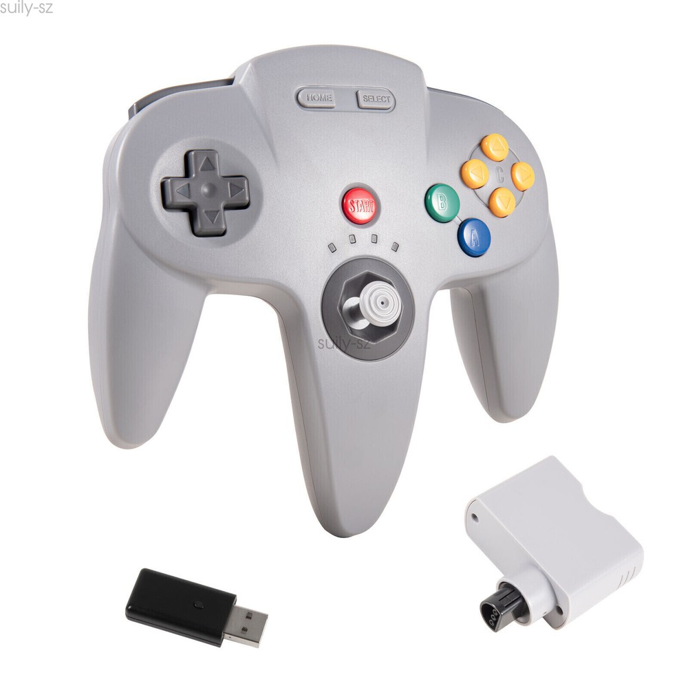Wireless For N64 Game System/Switch PC Windows Mac Remote Game Pad Joystick