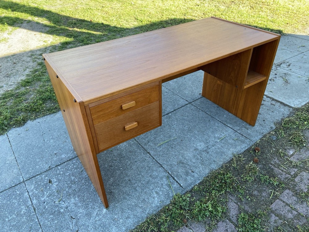 Vintage MCM Danish Teak Desk From Denmark