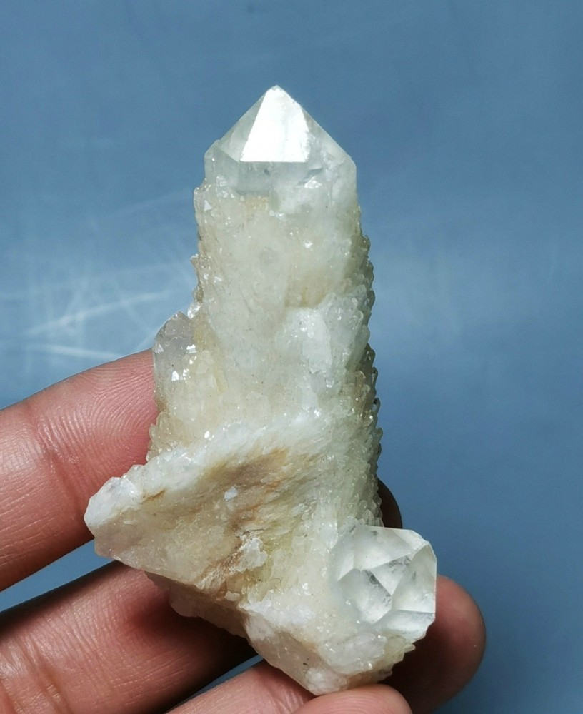 Rare Himalayan Quartz Crystal Cluster Specimen