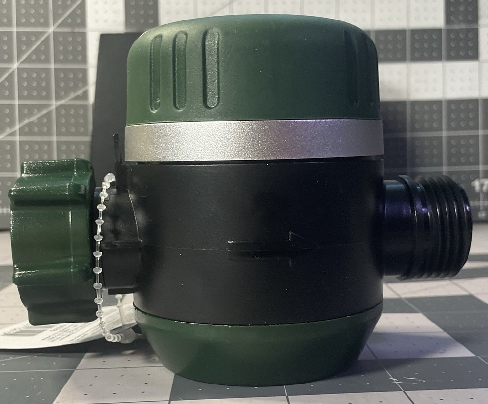 GroundWork Mechanical Water Timer ABS Plastic Green ~ 8 Separate Settings ~ NWT