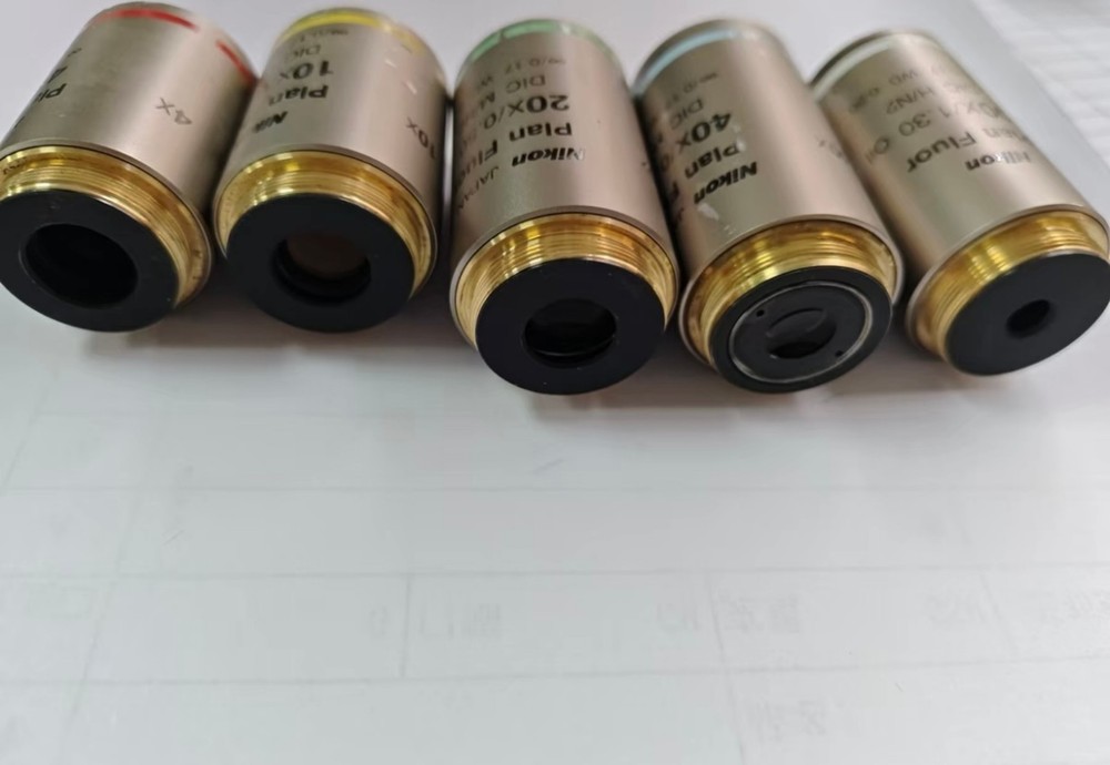 Nikon DIC Microscope objective Plan Fluor 4/10/20/40/100 Infinity suit