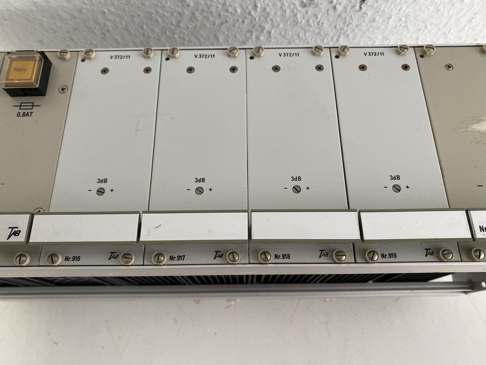 5x Tab V372/2 Amplifier Racked "Not Tested"
