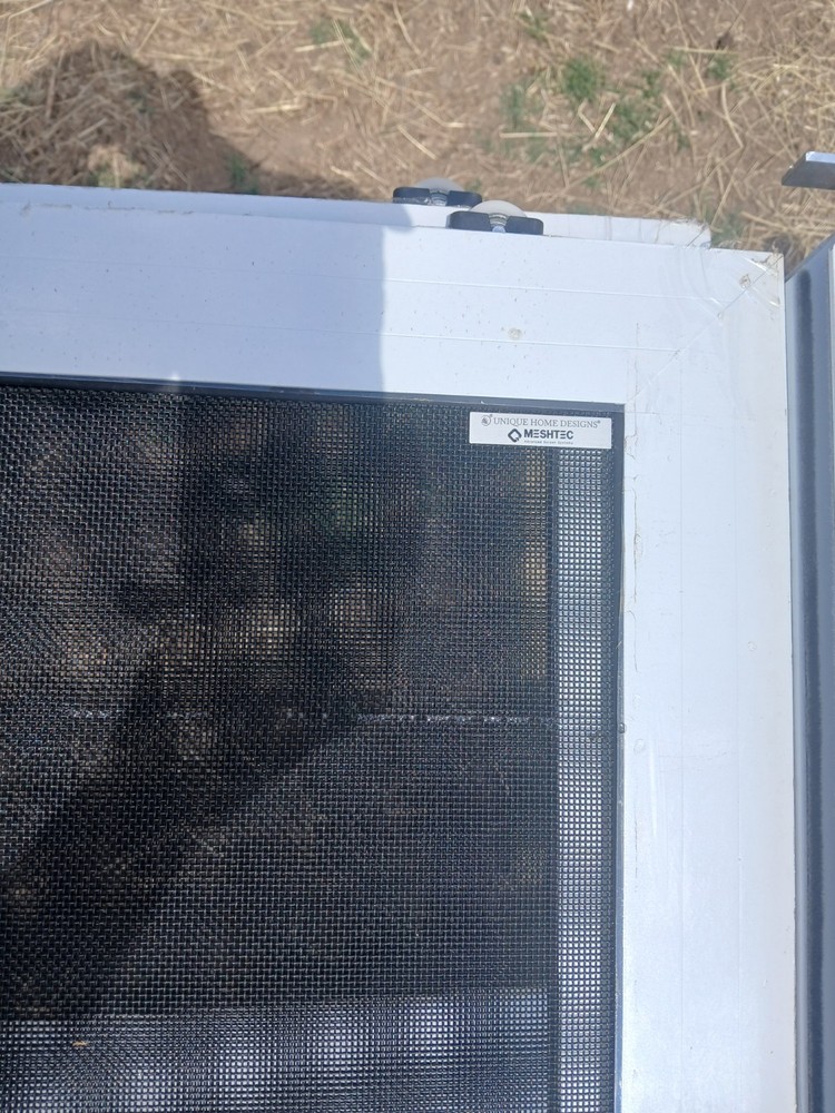 Meshtec Ultimate Patio 2 Panel Security Screen Door 96x60