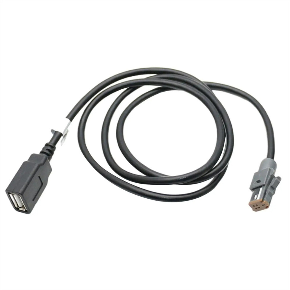 For PR43 MR52 AUX Audio Input Media Data Wire Plug To USB Adapter Conector 4Pin