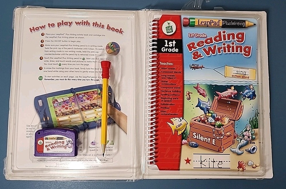 Leapfrog Leappad Pluswriting Reading and Writing Sing Action Word with Packaging