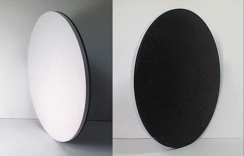 Plastic Stage Plate White Black Board for Stereo Microscope 95mm