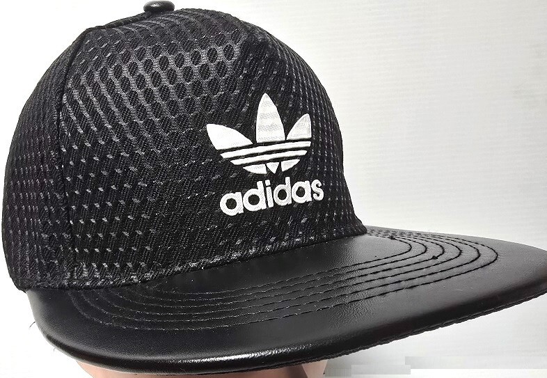 ADIDAS FLAT LEATHER VISOR BASEBAL CAP - SELECT YOUR COLOR