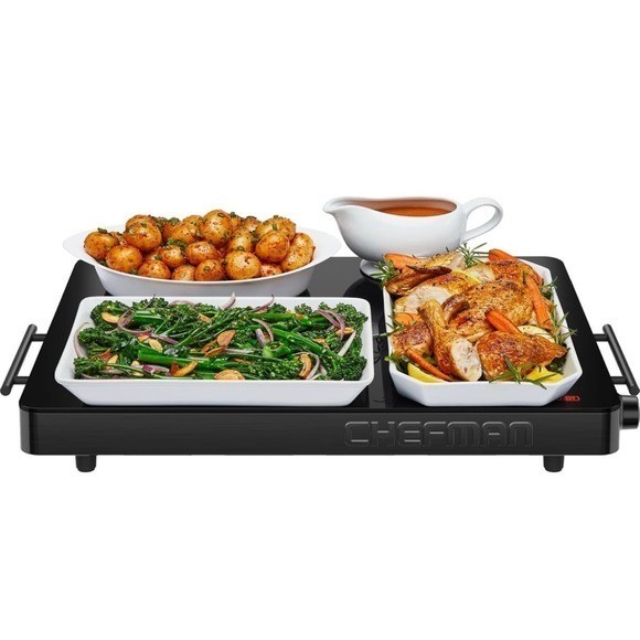 Chefman Electric Warming Tray with Adjustable Temperature Control