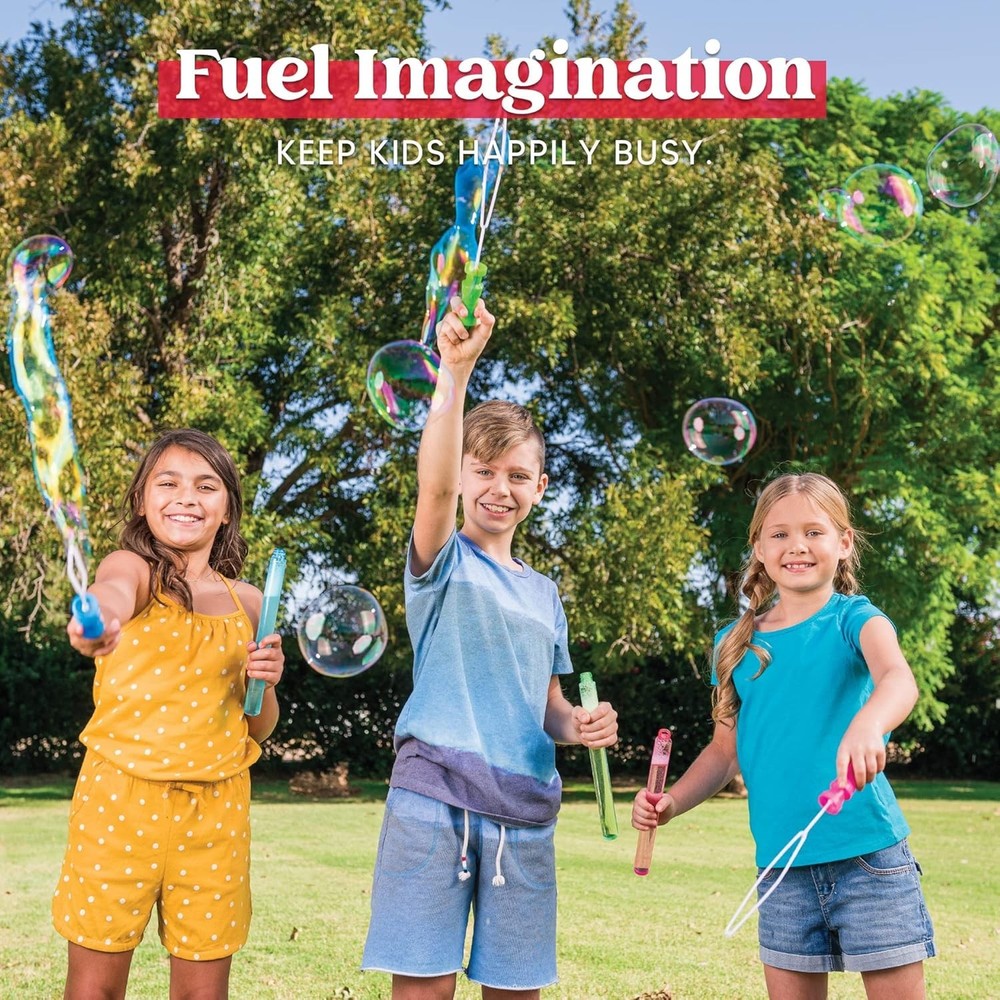 Colorful Bubble Wands Set for Parties & Activities