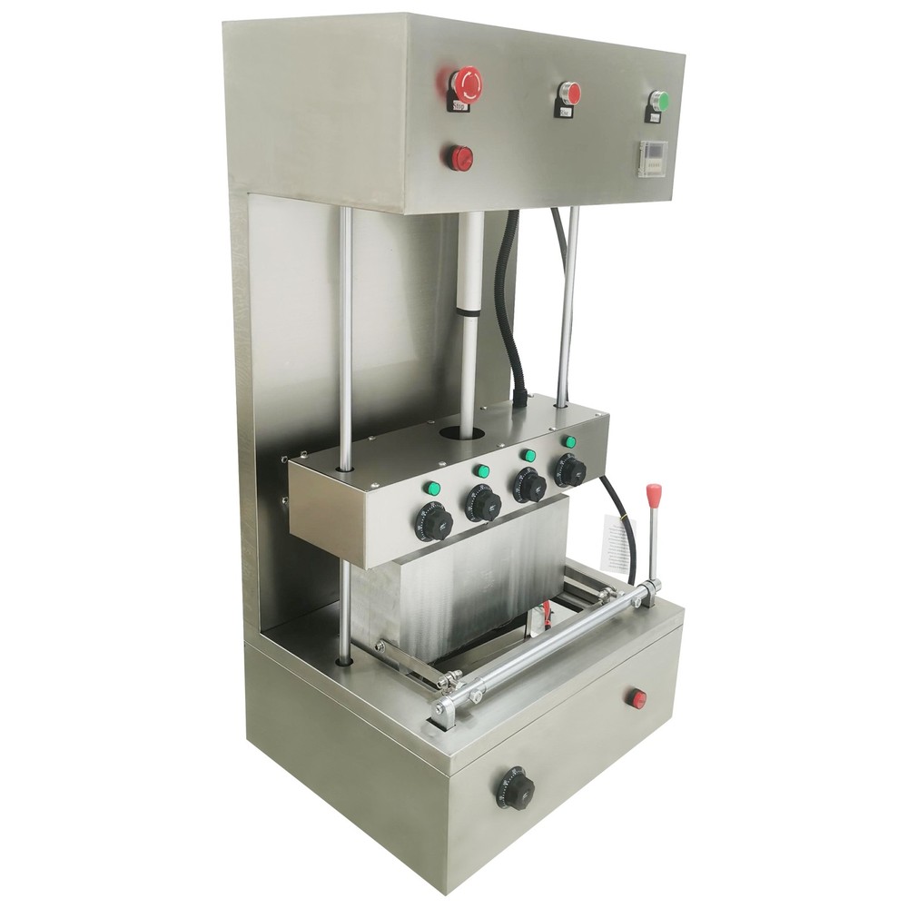Pizza Cone Forming Machine Pizza Base Press Forming Machine Conical Pizza 4 Head