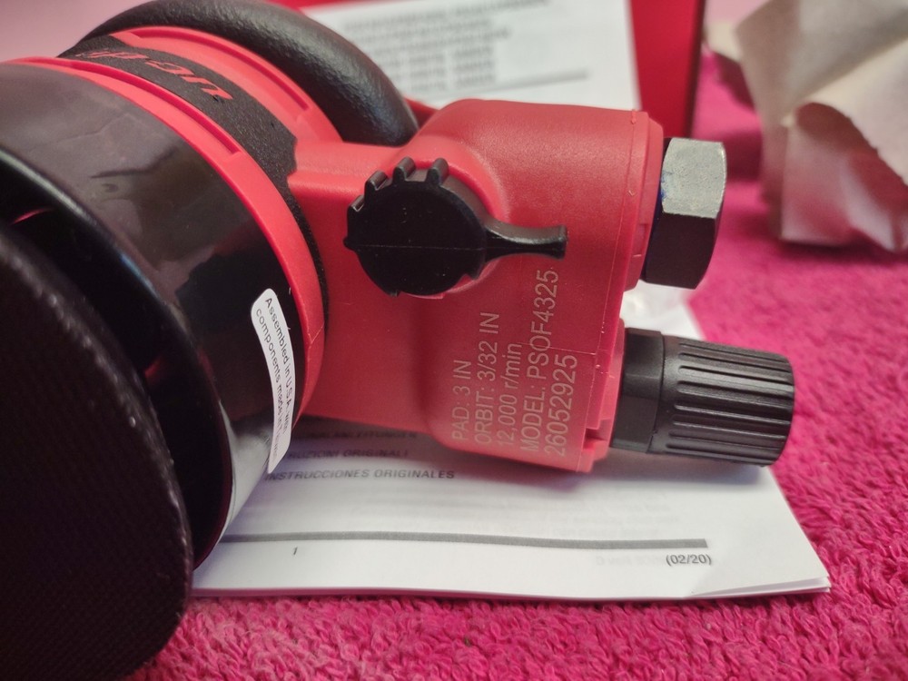 New!!! Snap On 3" Low Vibration Orbital Sander PSOF4325