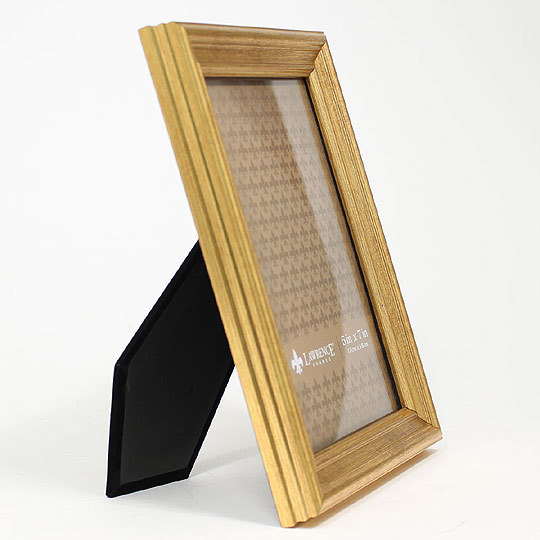 Lawrence 5x7 Sutter Burnished Gold Picture Frame (Same Shipping Any Qty)
